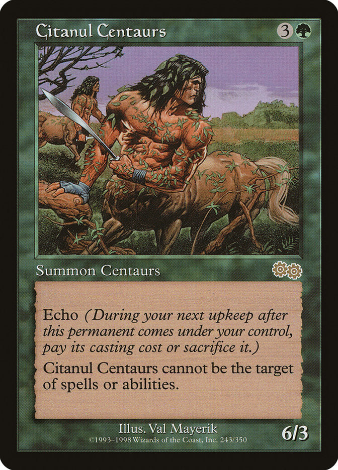 Citanul Centaurs [Urza's Saga] | I Want That Stuff Brandon