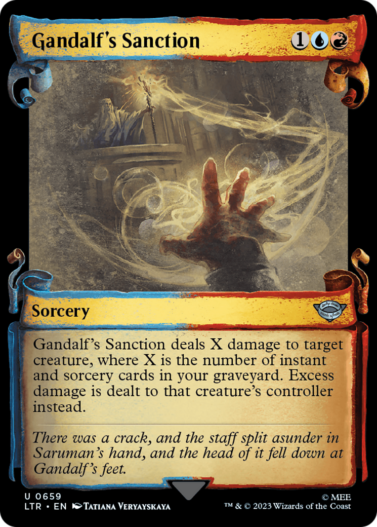 Gandalf's Sanction [The Lord of the Rings: Tales of Middle-Earth Showcase Scrolls] | I Want That Stuff Brandon