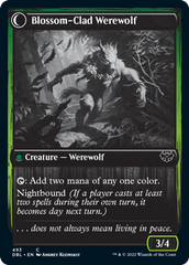 Weaver of Blossoms // Blossom-Clad Werewolf [Innistrad: Double Feature] | I Want That Stuff Brandon