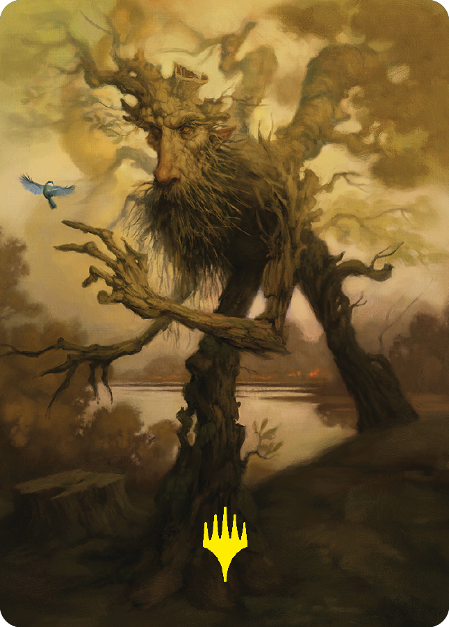 Treefolk Token Art Card (Gold-Stamped Signature) [The Lord of the Rings: Tales of Middle-earth Art Series] | I Want That Stuff Brandon