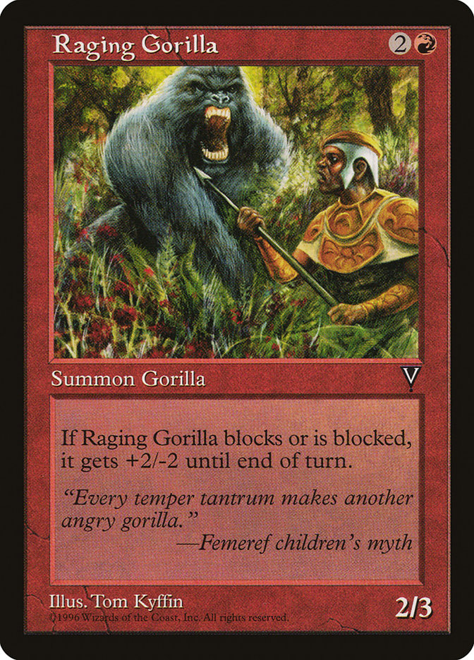 Raging Gorilla [Visions] | I Want That Stuff Brandon