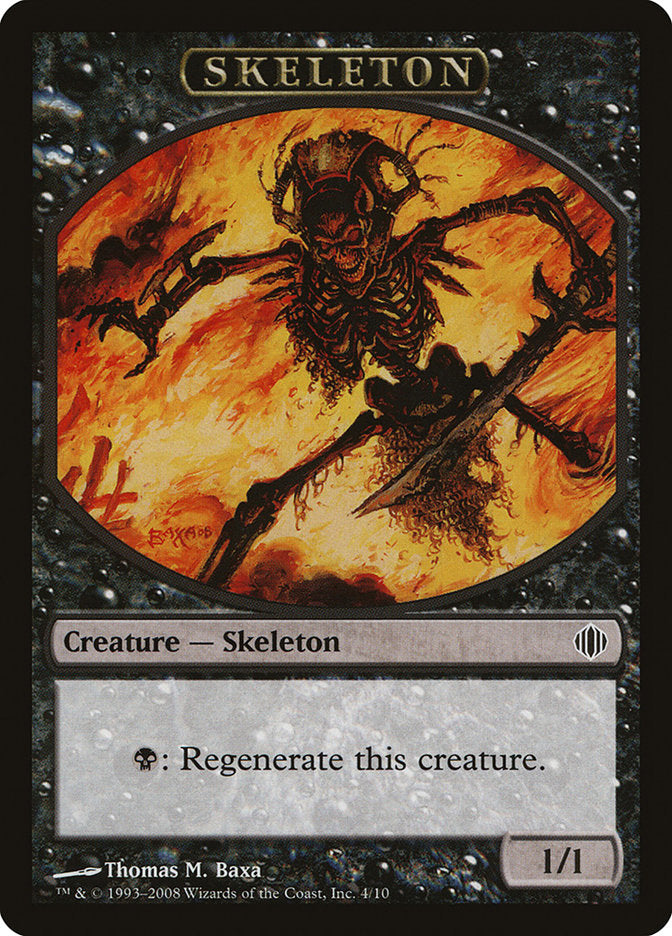 Skeleton Token [Shards of Alara Tokens] | I Want That Stuff Brandon