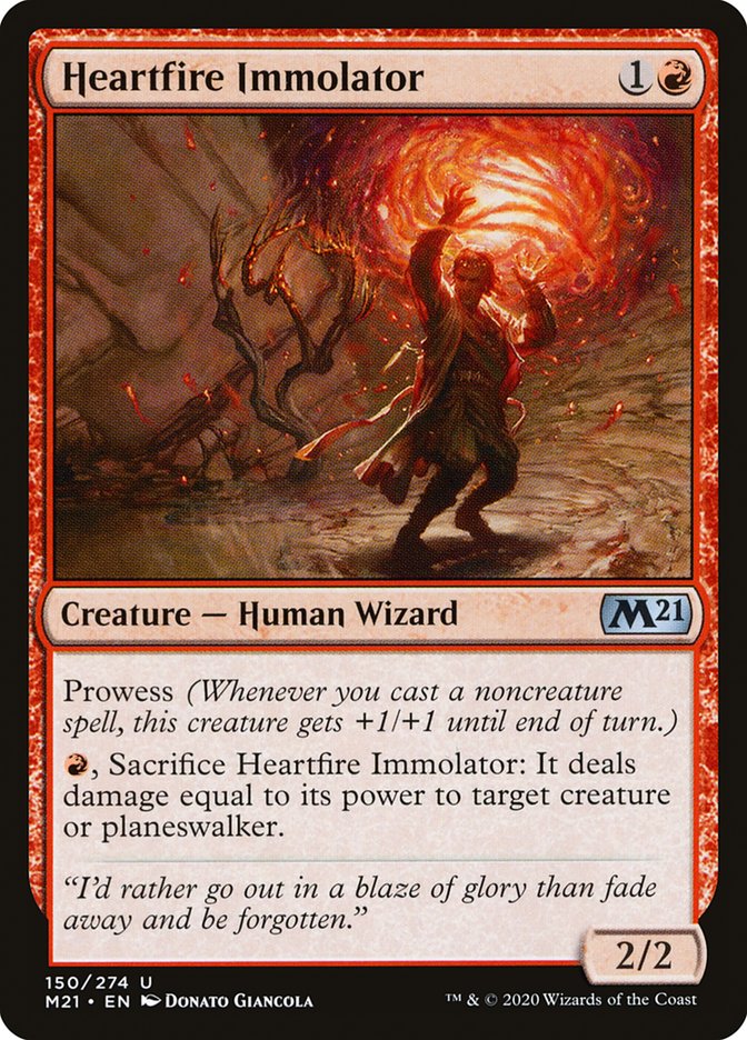 Heartfire Immolator [Core Set 2021] | I Want That Stuff Brandon