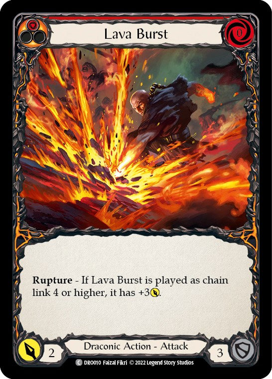 Lava Burst [DRO010] (Uprising Dromai Blitz Deck) | I Want That Stuff Brandon