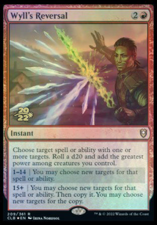 Wyll's Reversal [Commander Legends: Battle for Baldur's Gate Prerelease Promos] | I Want That Stuff Brandon