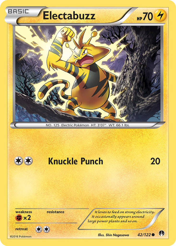 Electabuzz (42/122) [XY: BREAKpoint] | I Want That Stuff Brandon