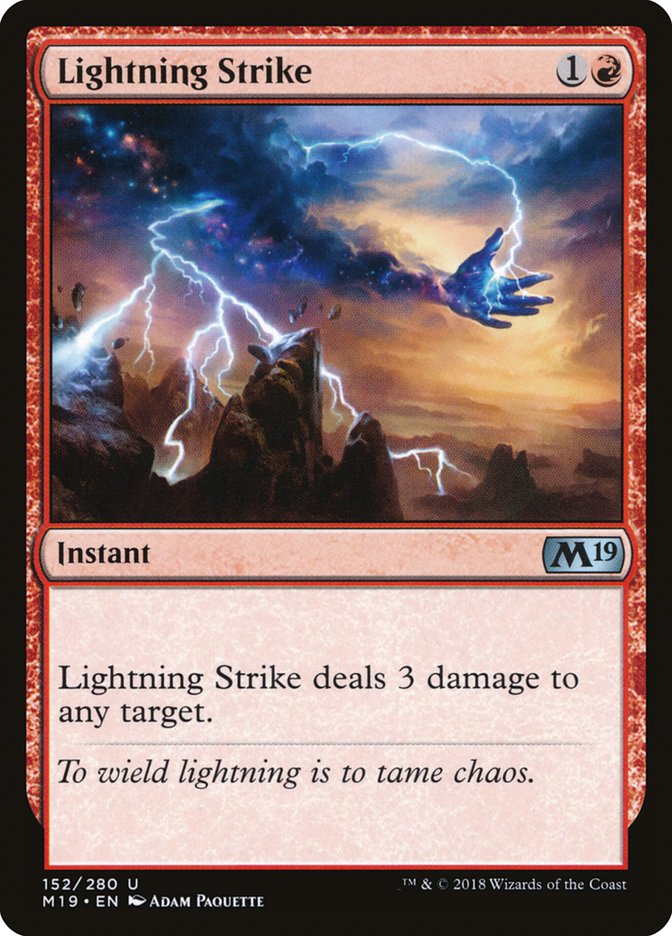 Lightning Strike [Core Set 2019] | I Want That Stuff Brandon