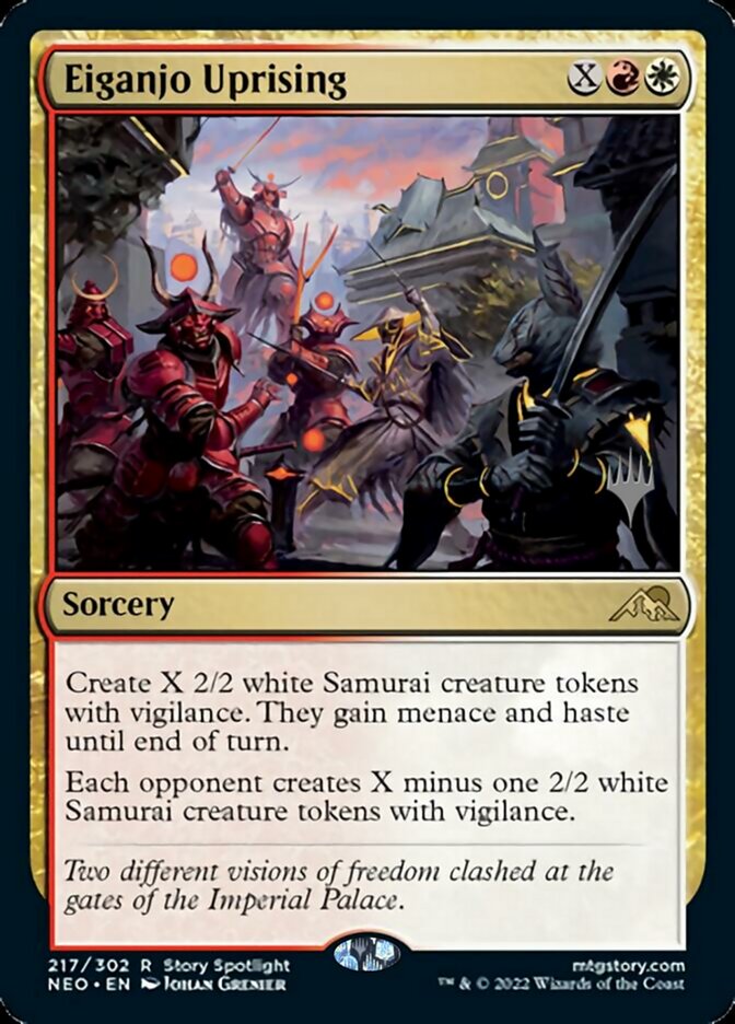 Eiganjo Uprising (Promo Pack) [Kamigawa: Neon Dynasty Promos] | I Want That Stuff Brandon