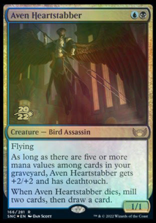 Aven Heartstabber [Streets of New Capenna Prerelease Promos] | I Want That Stuff Brandon