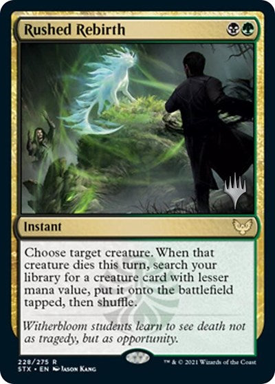 Rushed Rebirth (Promo Pack) [Strixhaven: School of Mages Promos] | I Want That Stuff Brandon