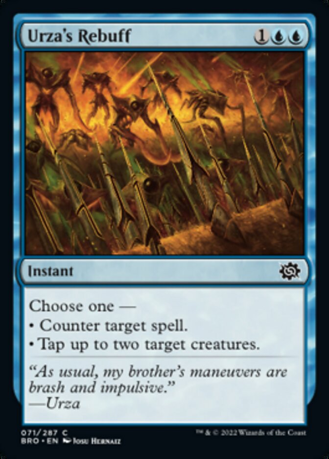 Urza's Rebuff [The Brothers' War] | I Want That Stuff Brandon