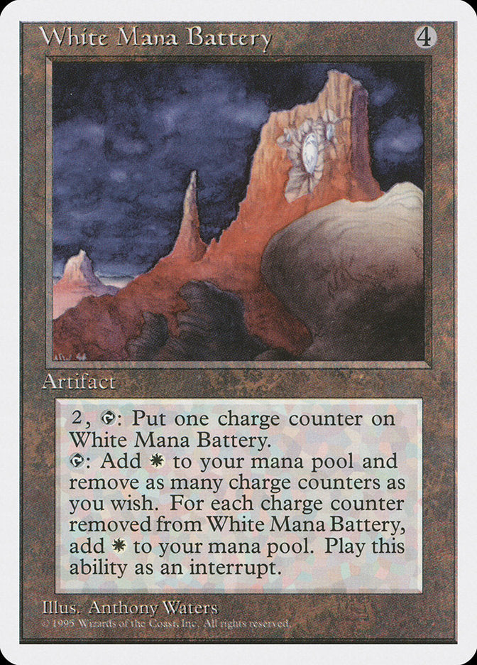 White Mana Battery [Fourth Edition] | I Want That Stuff Brandon