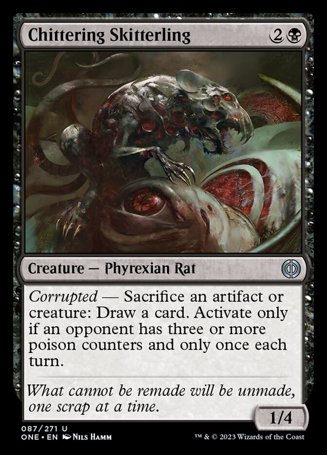 Chittering Skitterling [Phyrexia: All Will Be One] | I Want That Stuff Brandon