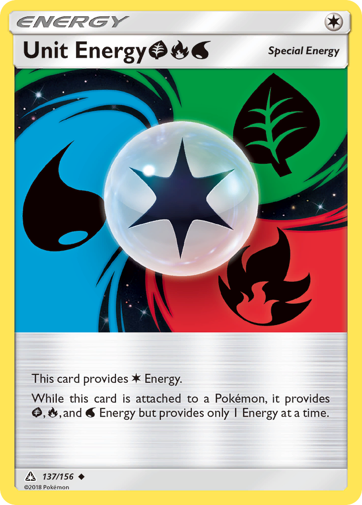 Unit Energy (137/156) (Grass, Fire, Water) [Sun & Moon: Ultra Prism] | I Want That Stuff Brandon