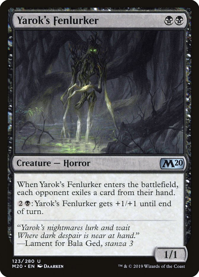 Yarok's Fenlurker [Core Set 2020] | I Want That Stuff Brandon