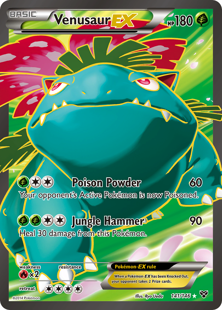 Venusaur EX (141/146) [XY: Base Set] | I Want That Stuff Brandon