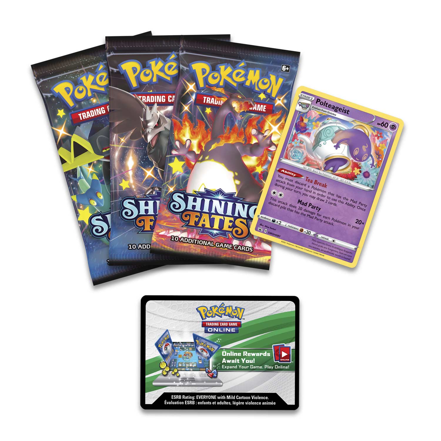 Shining Fates - Mad Party Pin Collection (Polteageist) | I Want That Stuff Brandon