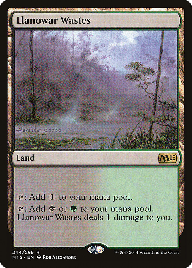 Llanowar Wastes [Magic 2015] | I Want That Stuff Brandon