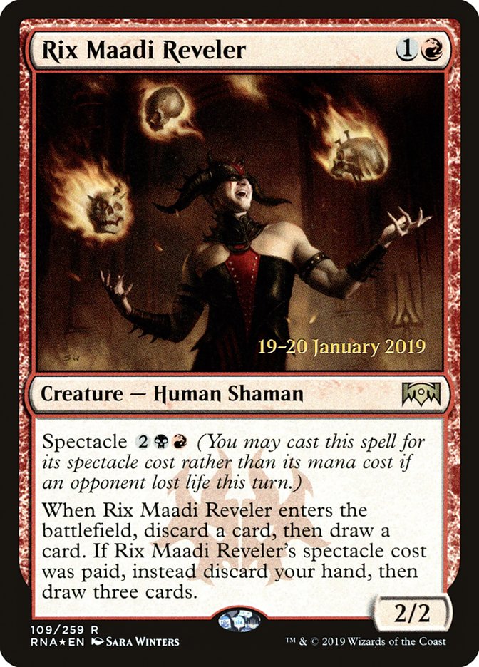 Rix Maadi Reveler [Ravnica Allegiance Prerelease Promos] | I Want That Stuff Brandon