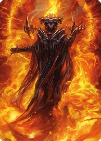 Sauron, the Dark Lord Art Card [The Lord of the Rings: Tales of Middle-earth Art Series] | I Want That Stuff Brandon