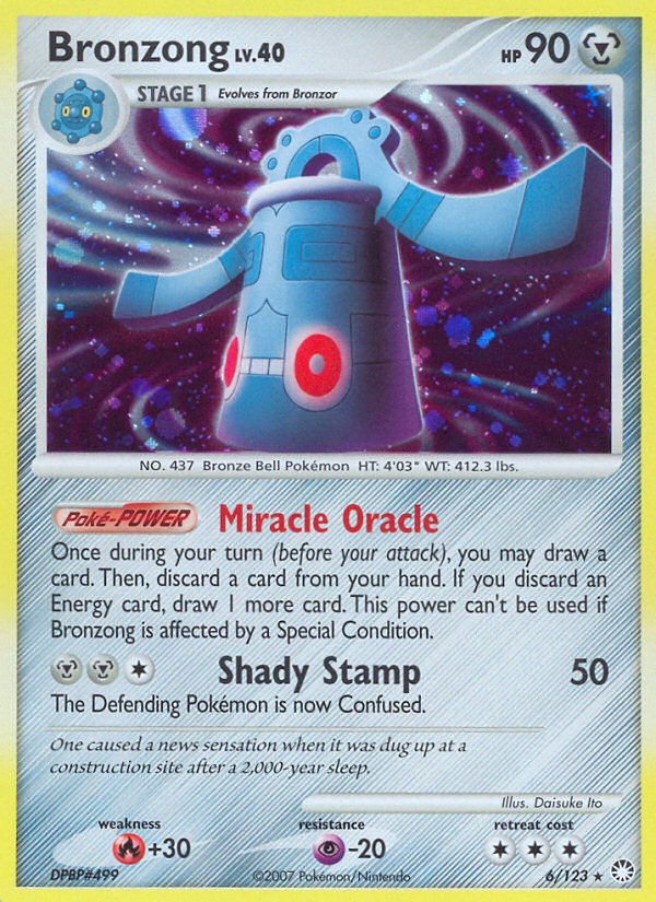 Bronzong (6/123) [Diamond & Pearl: Mysterious Treasures] | I Want That Stuff Brandon