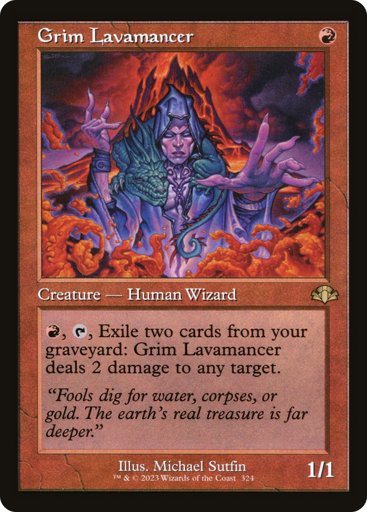 Grim Lavamancer (Retro) [Dominaria Remastered] | I Want That Stuff Brandon