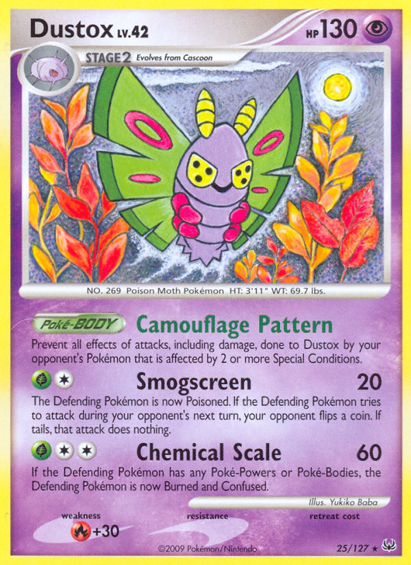 Dustox (25/127) [Platinum: Base Set] | I Want That Stuff Brandon