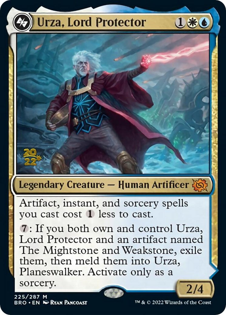 Urza, Lord Protector [The Brothers' War Prerelease Promos] | I Want That Stuff Brandon