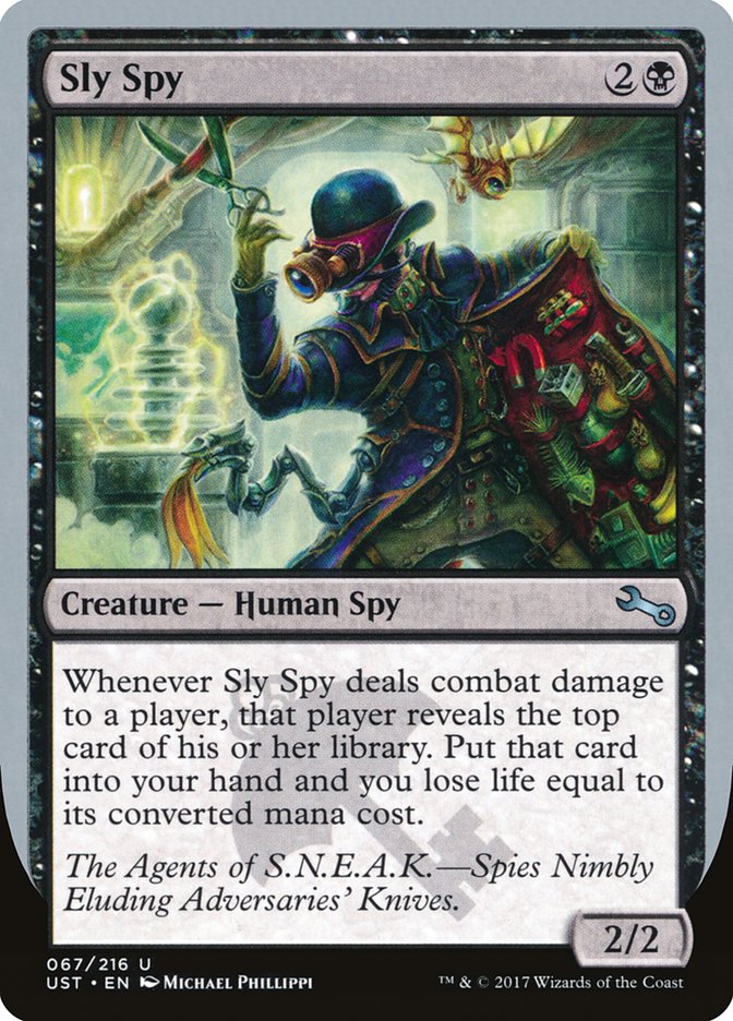 Sly Spy ("Spies Nimbly Eluding Adversaries' Knives") [Unstable] | I Want That Stuff Brandon