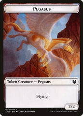 Human Soldier // Pegasus Double-Sided Token [Theros Beyond Death Tokens] | I Want That Stuff Brandon