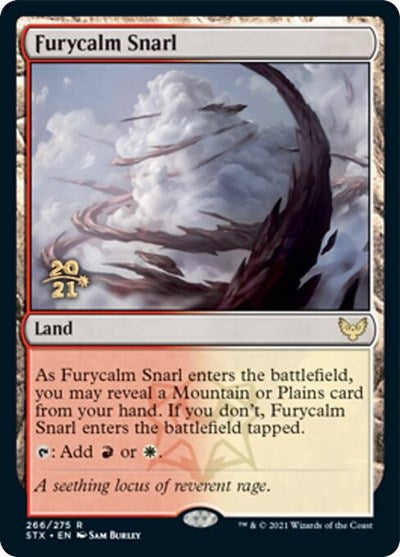 Furycalm Snarl [Strixhaven: School of Mages Prerelease Promos] | I Want That Stuff Brandon