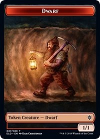 Dwarf // Food (17) Double-Sided Token [Throne of Eldraine Tokens] | I Want That Stuff Brandon