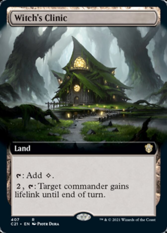 Witch's Clinic (Extended Art) [Commander 2021] | I Want That Stuff Brandon
