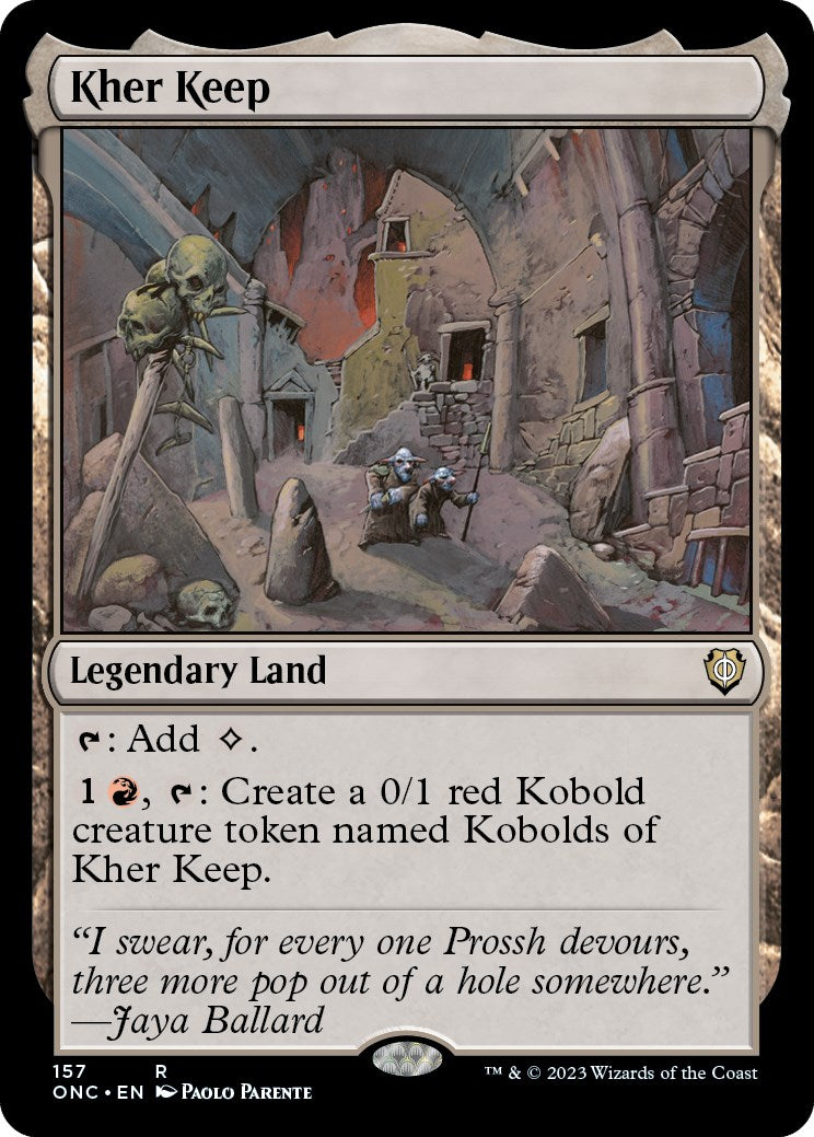 Kher Keep [Phyrexia: All Will Be One Commander] | I Want That Stuff Brandon