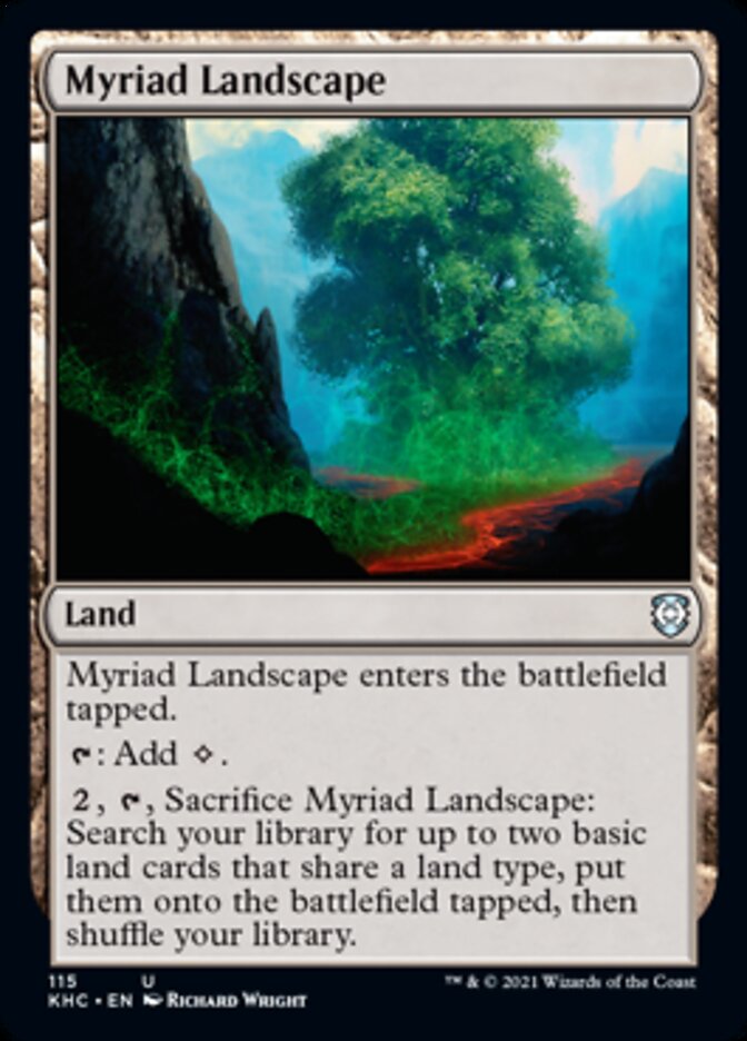 Myriad Landscape [Kaldheim Commander] | I Want That Stuff Brandon