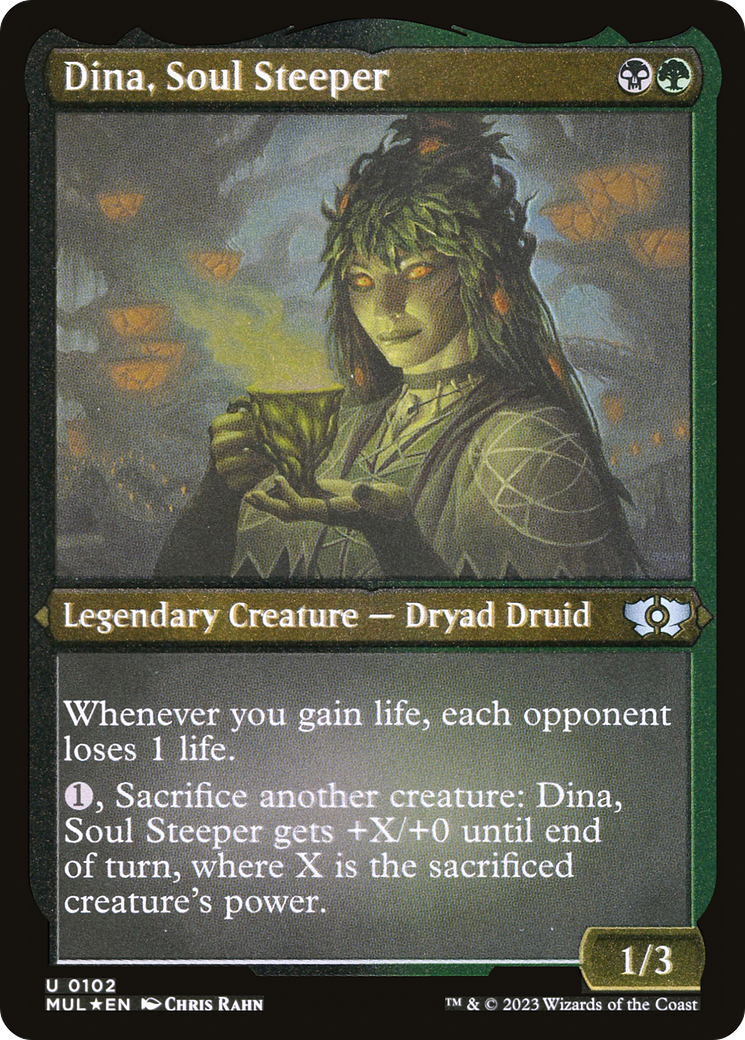 Dina, Soul Steeper (Foil Etched) [Multiverse Legends] | I Want That Stuff Brandon