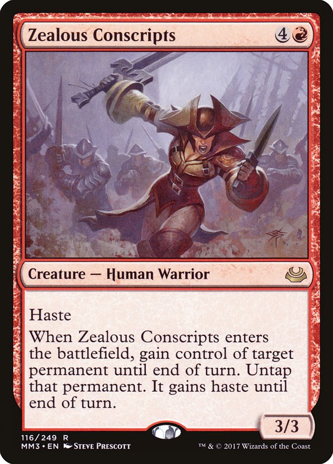 Zealous Conscripts [Modern Masters 2017] | I Want That Stuff Brandon