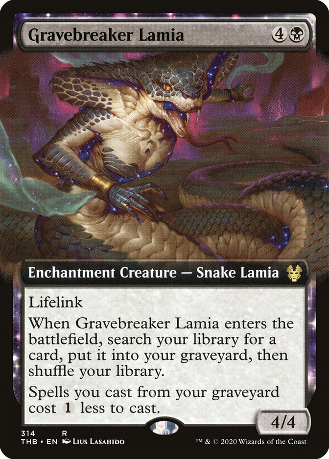 Gravebreaker Lamia (Extended Art) [Theros Beyond Death] | I Want That Stuff Brandon