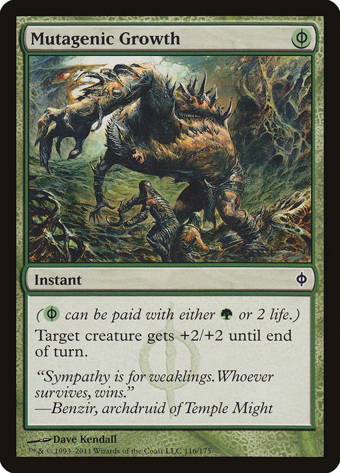 Mutagenic Growth [New Phyrexia] | I Want That Stuff Brandon