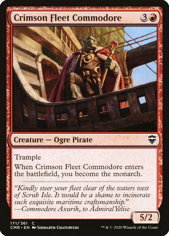 Crimson Fleet Commodore [Commander Legends] | I Want That Stuff Brandon