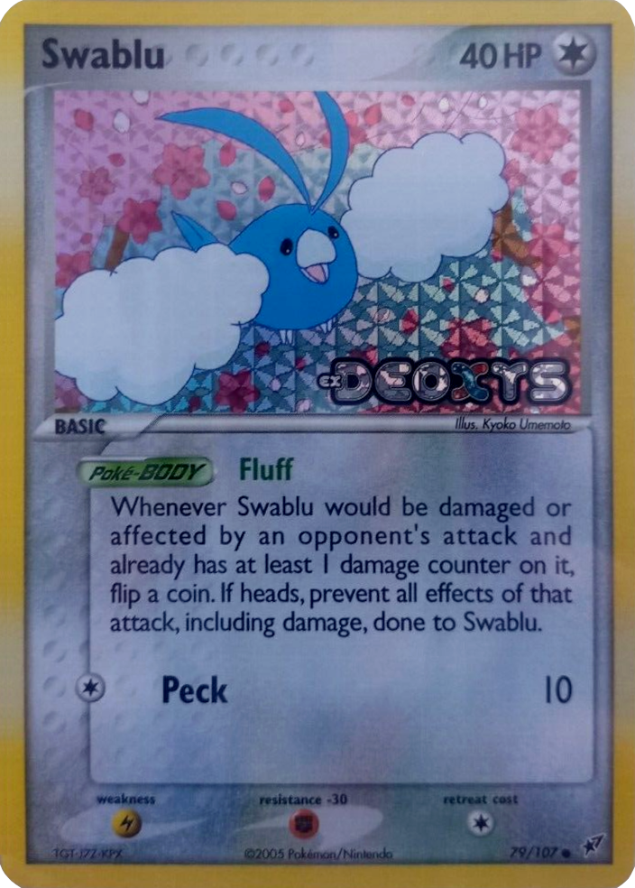 Swablu (79/107) (Stamped) [EX: Deoxys] | I Want That Stuff Brandon