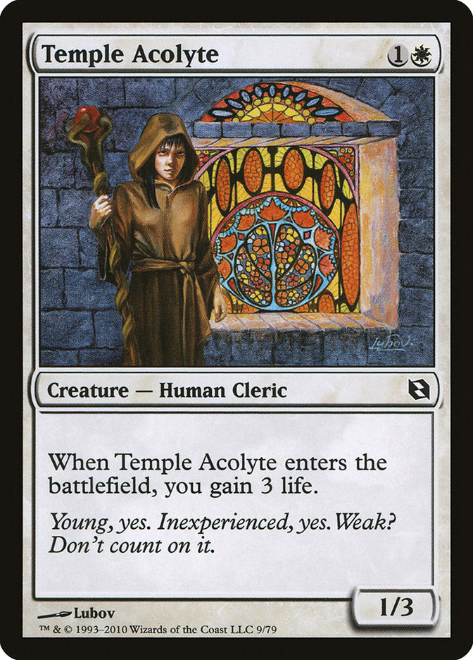 Temple Acolyte [Duel Decks: Elspeth vs. Tezzeret] | I Want That Stuff Brandon