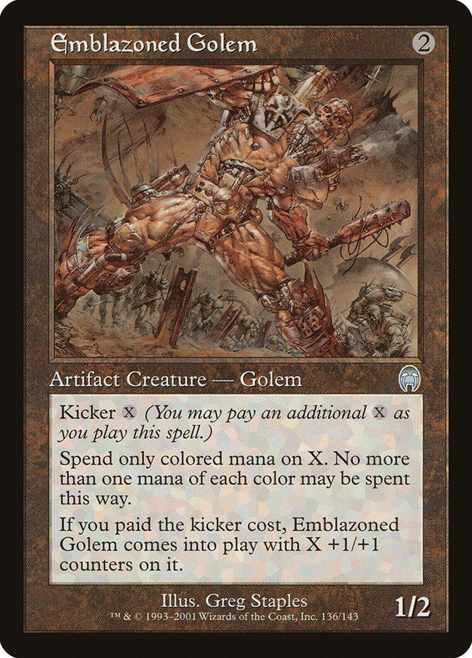 Emblazoned Golem [Apocalypse] | I Want That Stuff Brandon