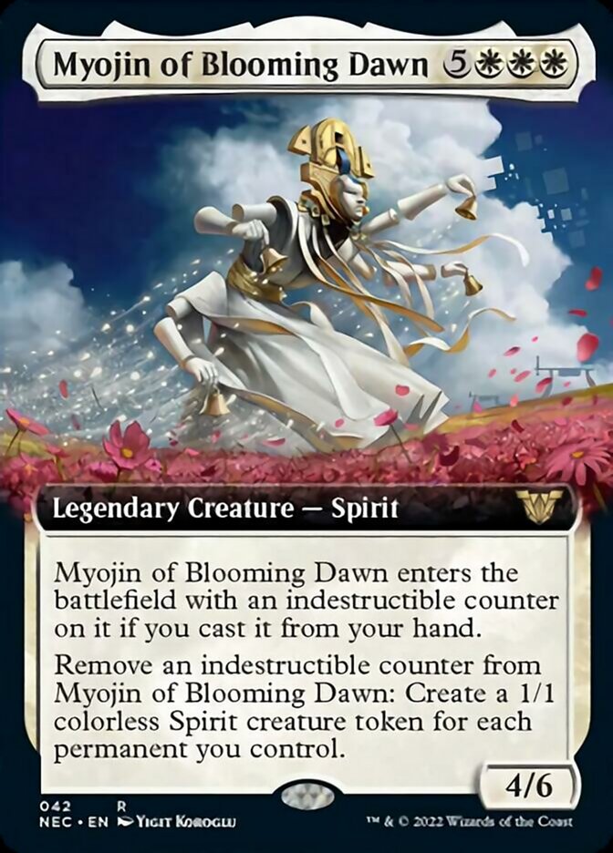 Myojin of Blooming Dawn (Extended Art) [Kamigawa: Neon Dynasty Commander] | I Want That Stuff Brandon