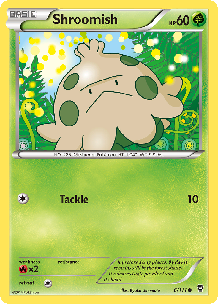 Shroomish (6/111) [XY: Furious Fists] | I Want That Stuff Brandon