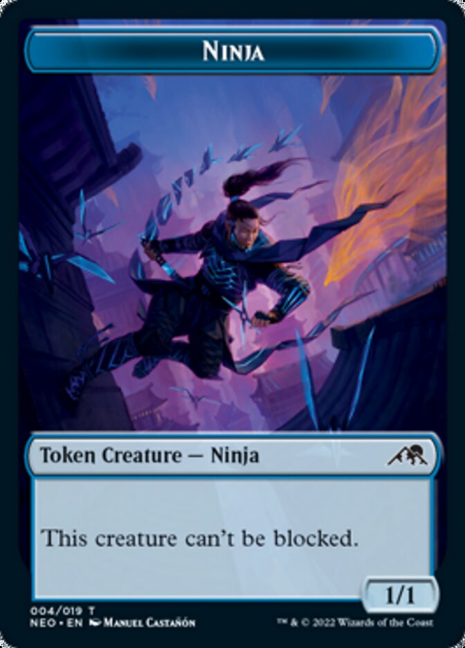 Ninja Token [Kamigawa: Neon Dynasty Tokens] | I Want That Stuff Brandon