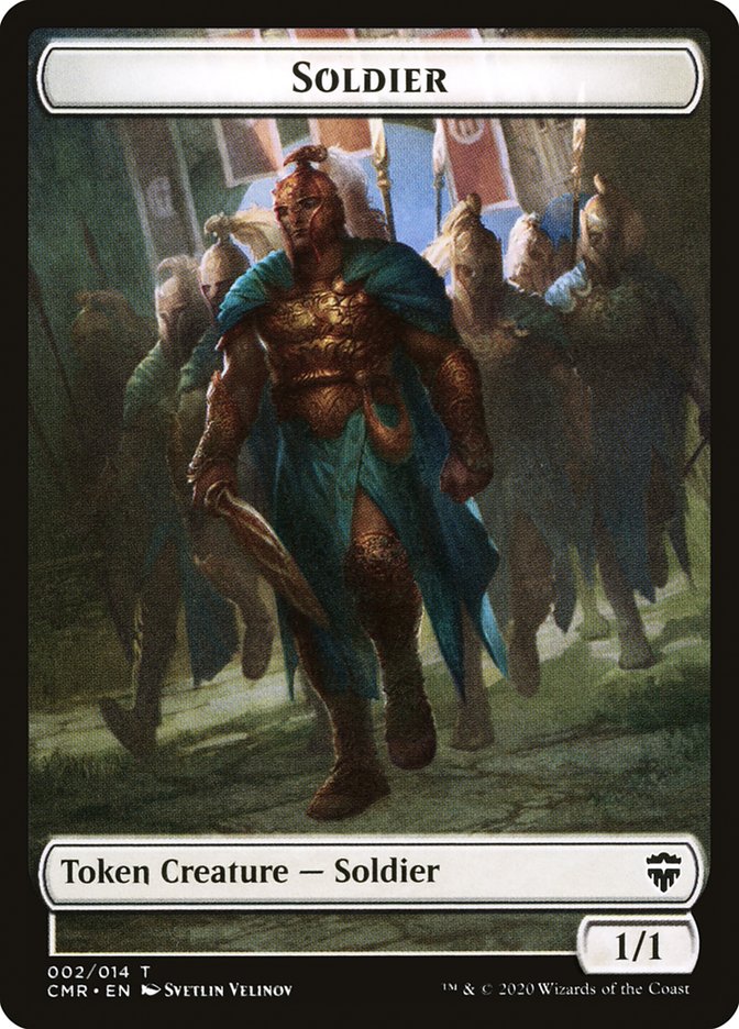 Soldier // The Monarch Double-Sided Token [Commander Legends Tokens] | I Want That Stuff Brandon