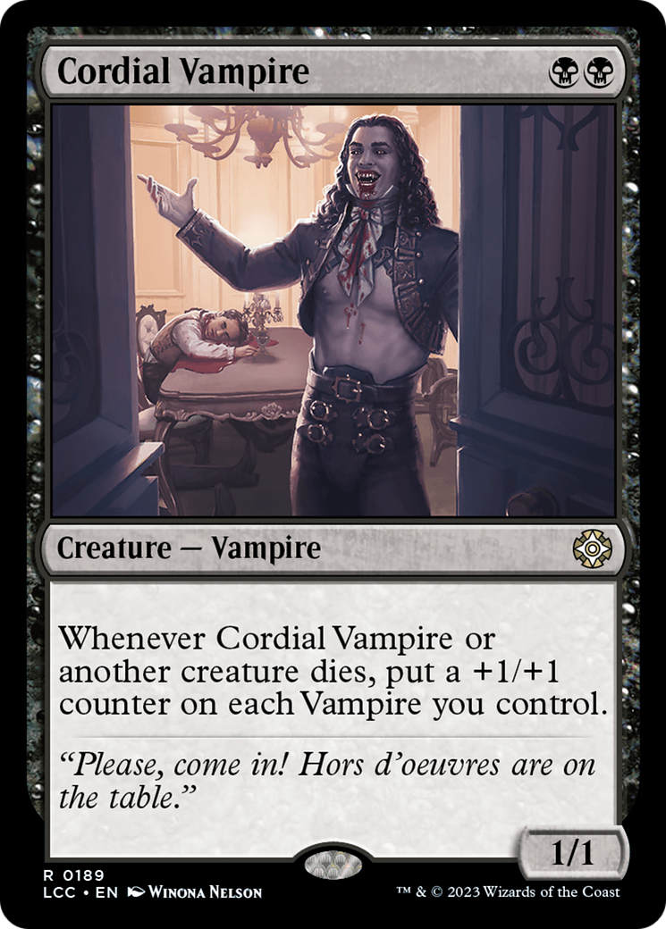 Cordial Vampire [The Lost Caverns of Ixalan Commander] | I Want That Stuff Brandon