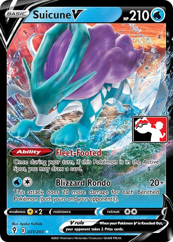 Suicune V (031/203) [Prize Pack Series One] | I Want That Stuff Brandon