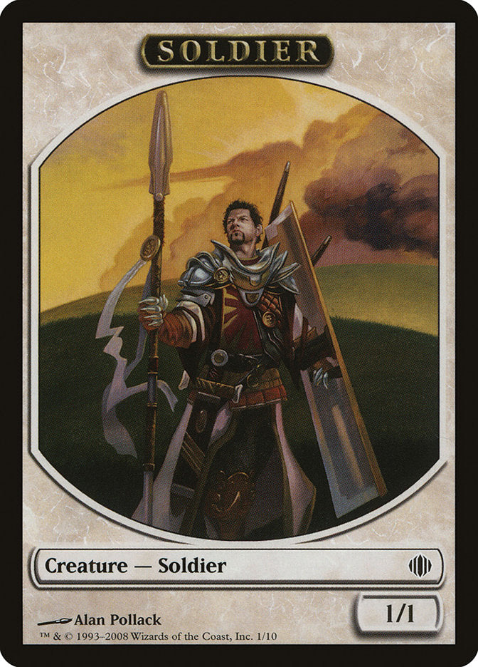 Soldier Token [Shards of Alara Tokens] | I Want That Stuff Brandon